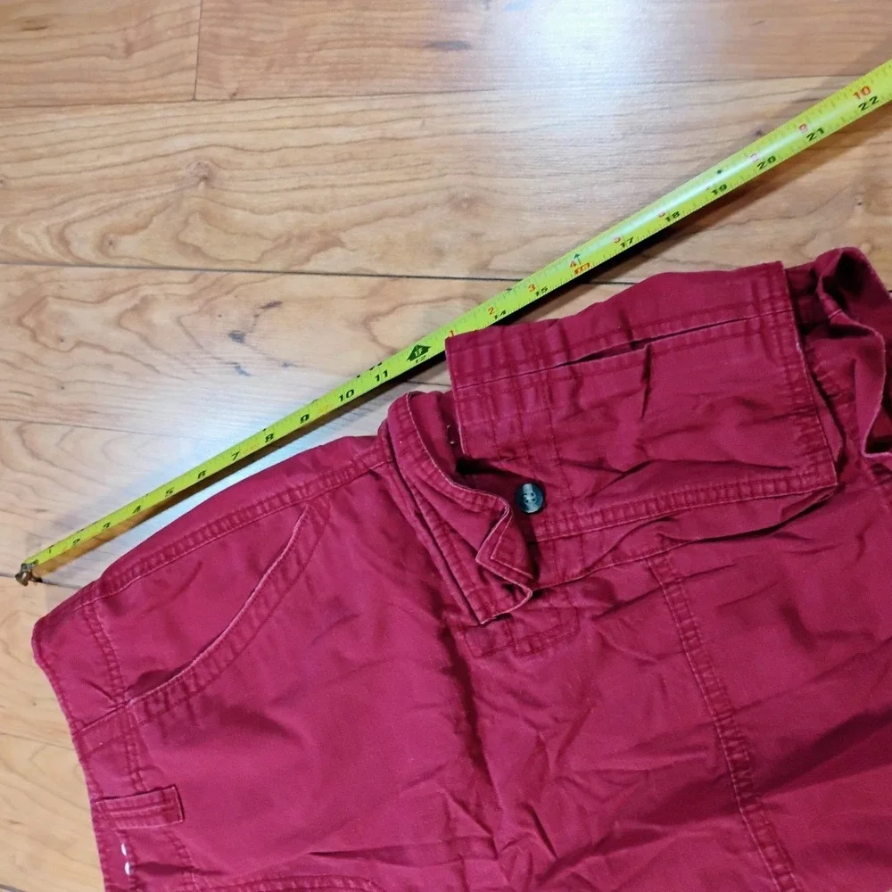Mossimo Supply Co. Men's Size 34 Maroon Cargo Skater Shorts Baggy